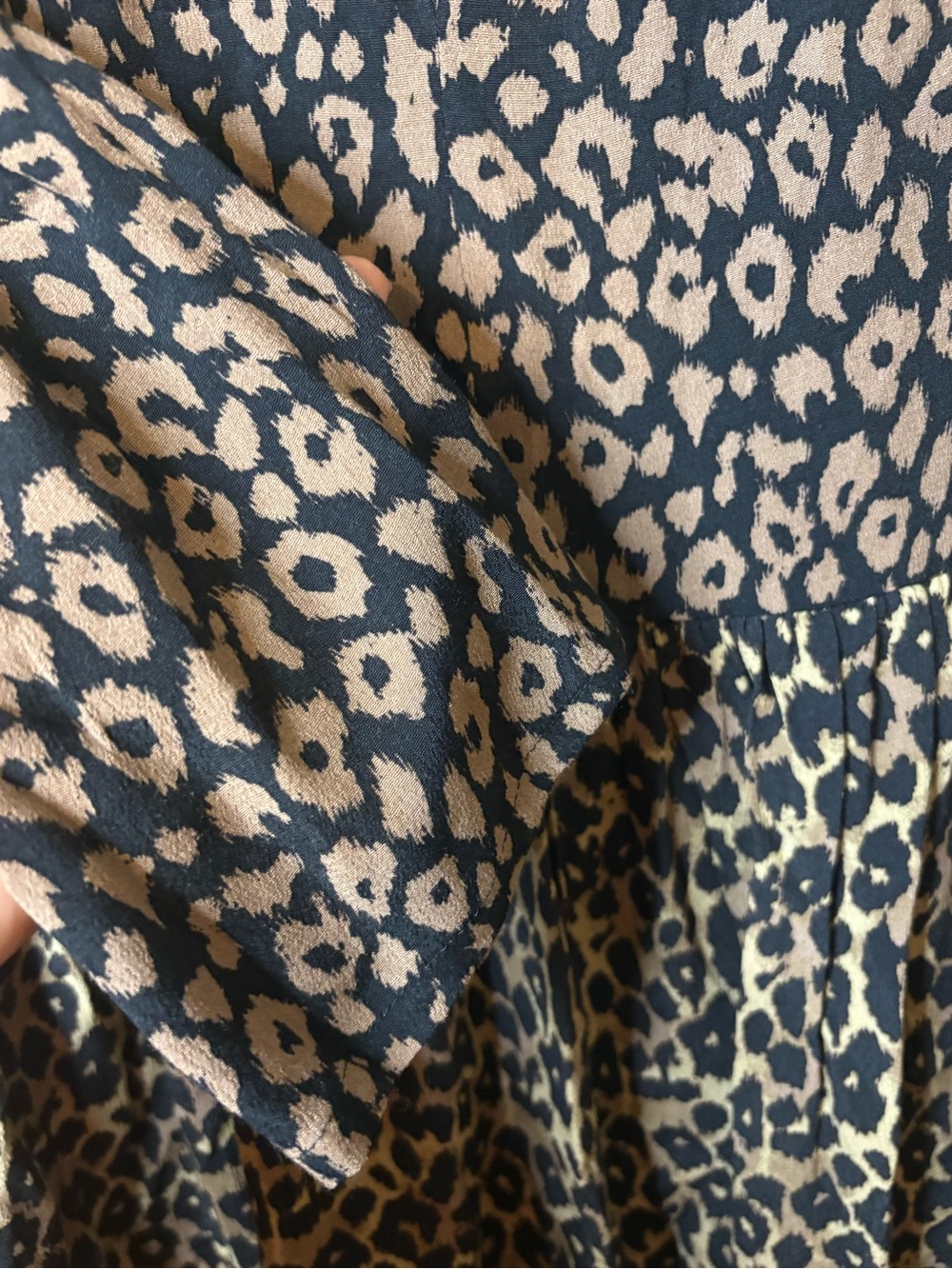 EUC Maeve by Anthropologie Juno Mixed Animal Leopard Print Dress Size small - Picture 9 of 9